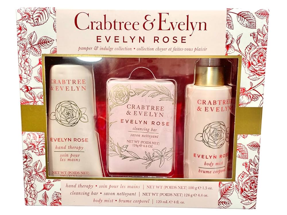 香水(女性用) CRABTREE & EVELYN Evelyn Rose 100ml Crabtree Evelyn Classic EVELYN ROSE EDT 100ml /3.4 oz For